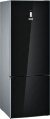 Siemens KG56NHB40N iQ700 480 lt Alttan Donduruculu NoFrost Buzdolabı Siyah Cam (Home Connect)