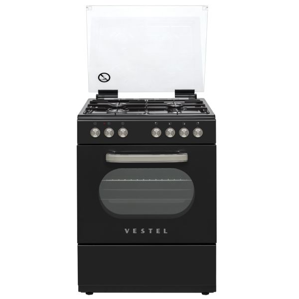 Vestel SF 8400 Retro Siyah Elektroturbo Solo Fırın