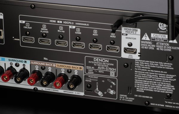 Denon AVR-S760H AV Amplifier