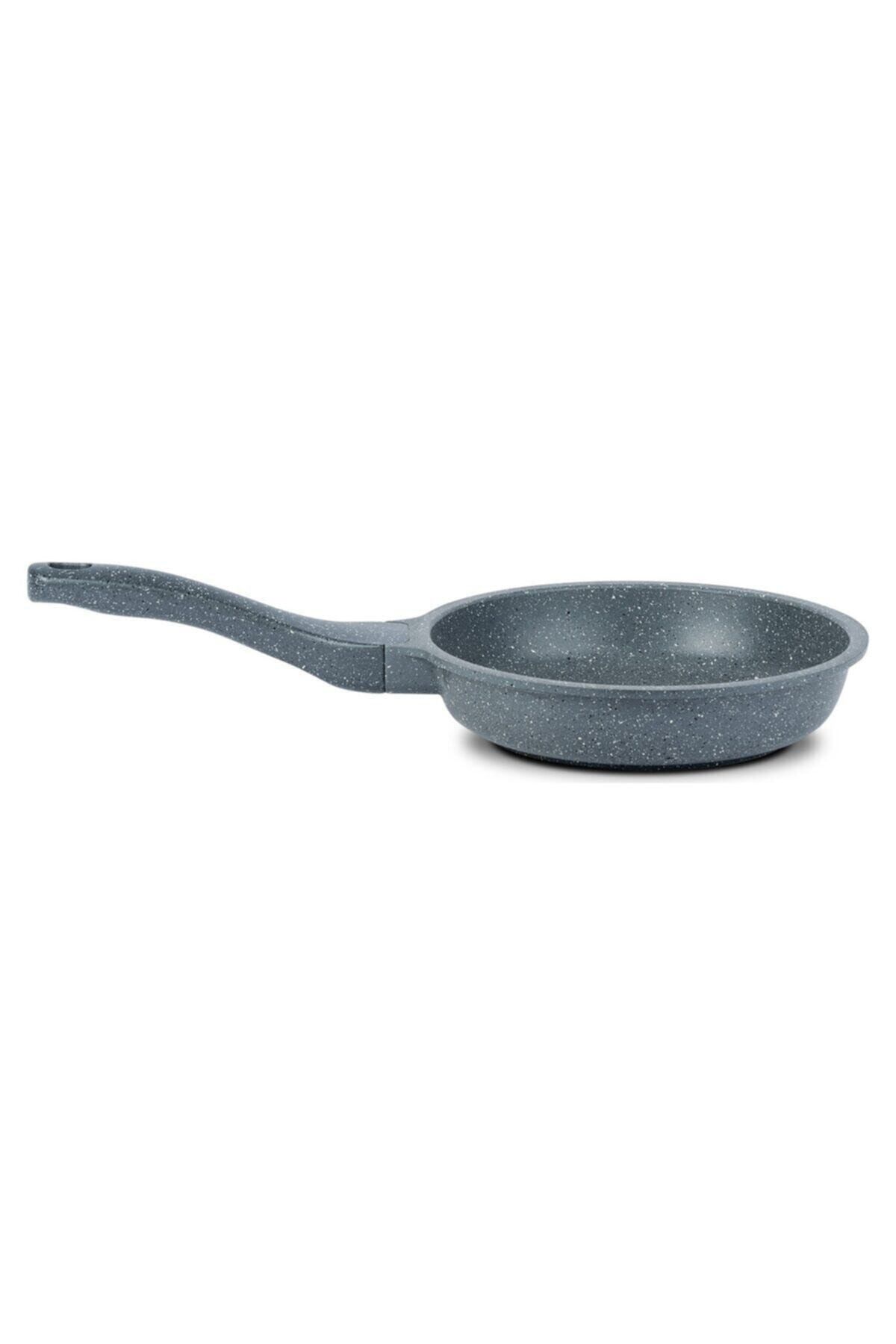 Alüminyum Döküm 20 Cm Tava Gri