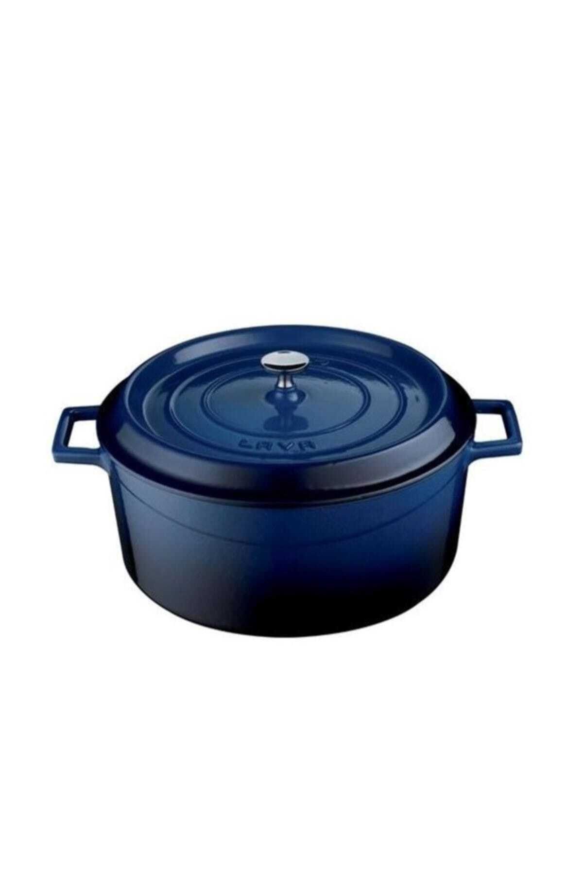 Yuvarlak Tencere 28 Cm Trendy Mavı Fma04442