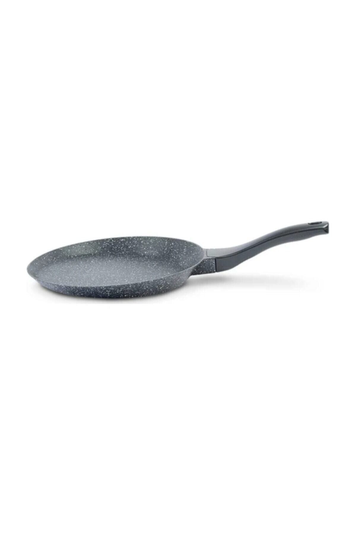 Gri Granit Döküm Krep Tavası