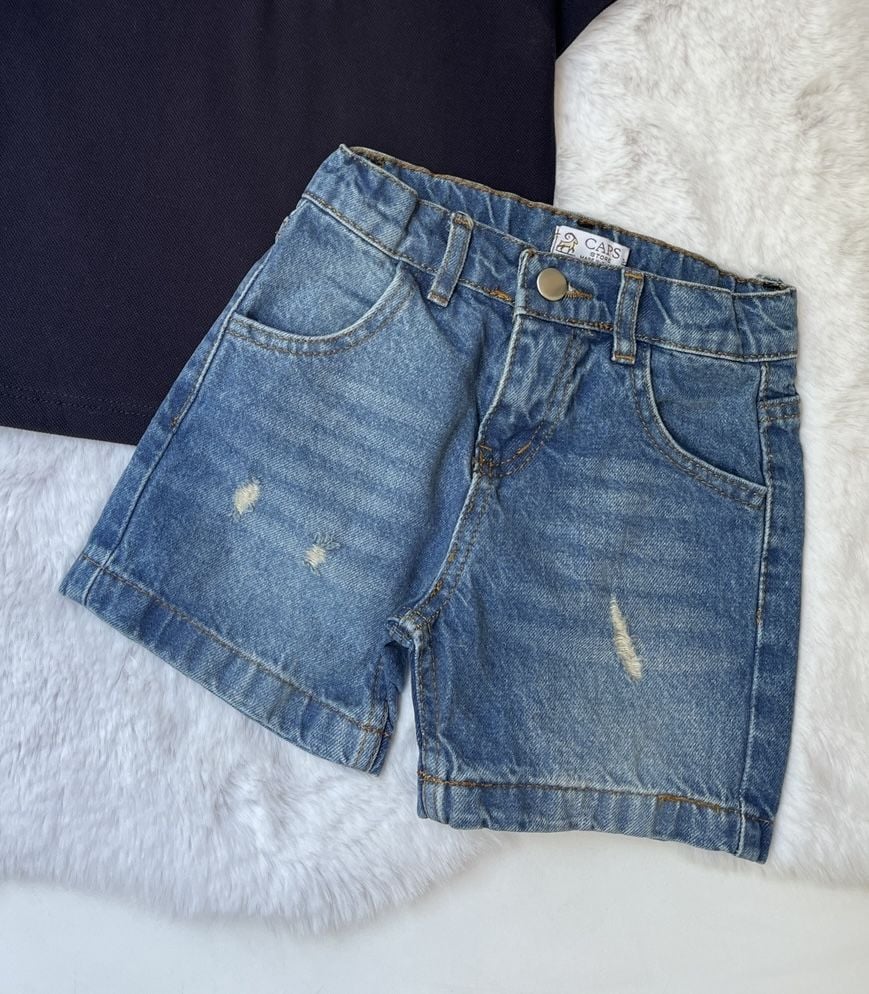 Denim şort