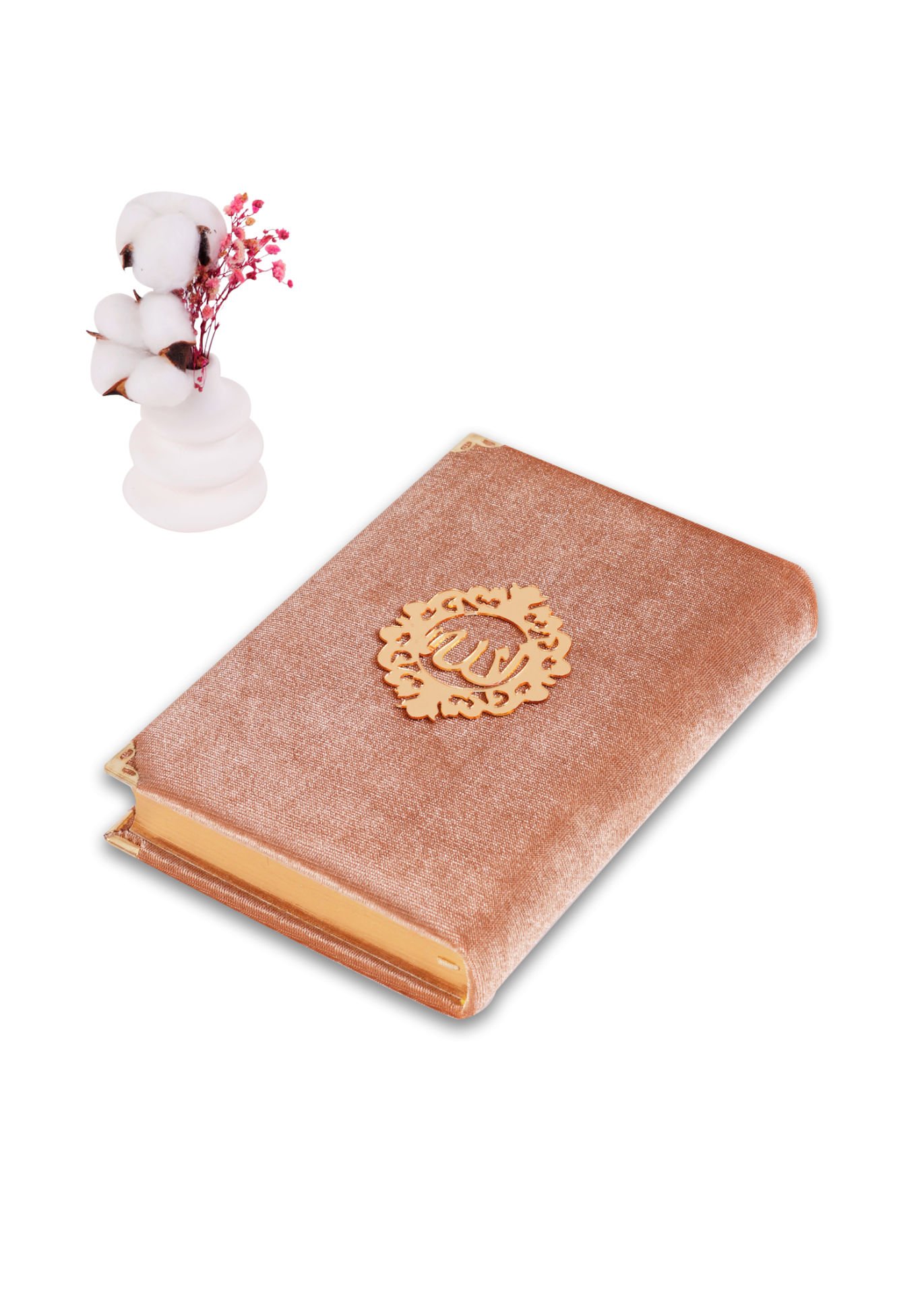 Hafız Boy Kadife Kuran  (14*20) GOLD