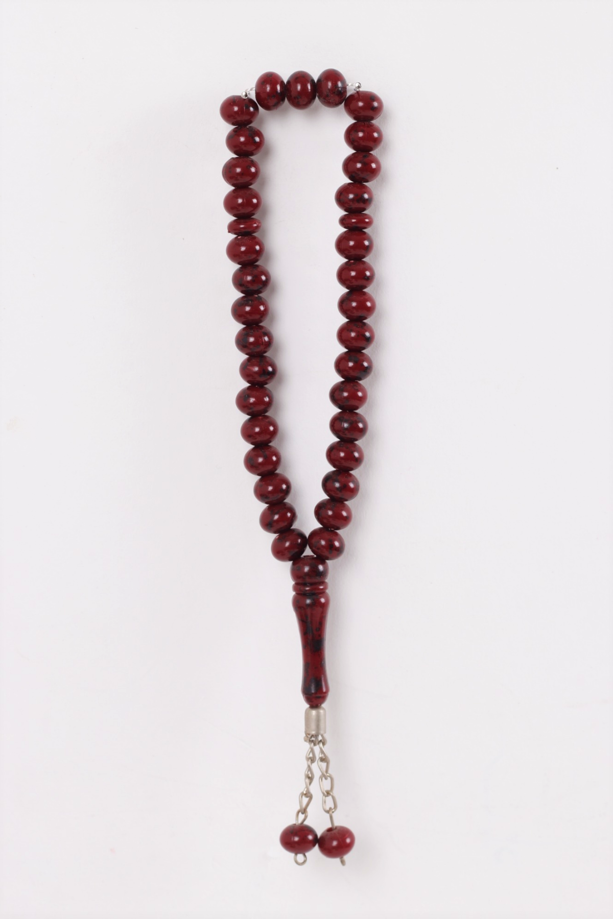 33'lük 10mm Mono Tespih BORDO