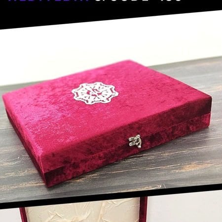 Kadife Sandık+ Kuran+ Seccade SET