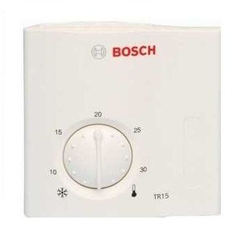 Bosch TR15 Kablolu Oda Termostatı, On/Off (Tüm Kombilere Uyumlu)
