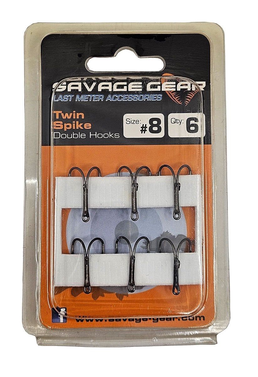 Savage Gear Twin Spike Double BLN #8 6 Adet İğne