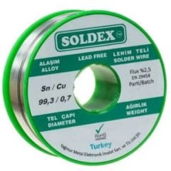 Soldex 0.75mm 200Gr Kurşunsuz Lehim Teli