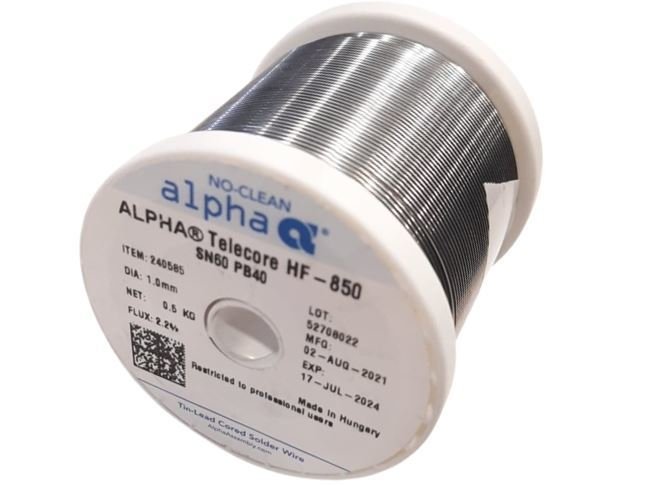 Alpha HF-850 60/40 1mm Kurşunlu Lehim Teli