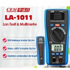 Cem LA-1011 Lan Kablosu Test Cihazı ve Multimetre