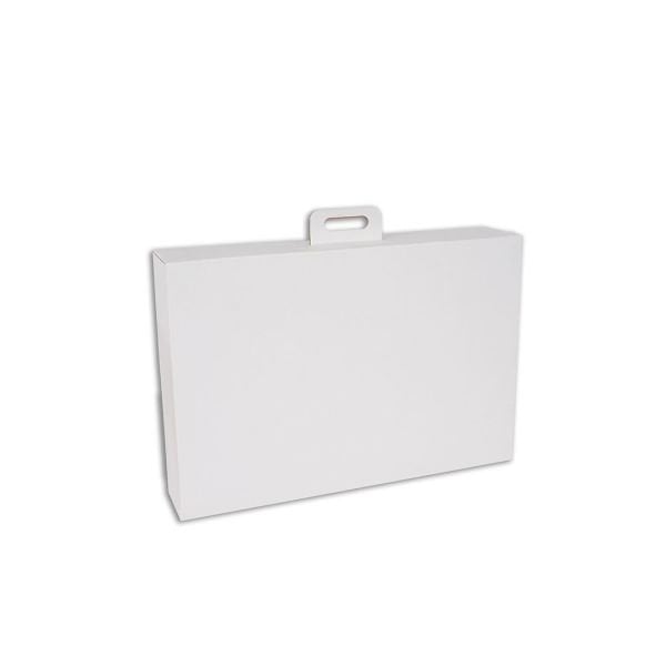 24,5x24,5x11 cm Beyaz Çanta Tipi İnternet ve Kargo Kutusu