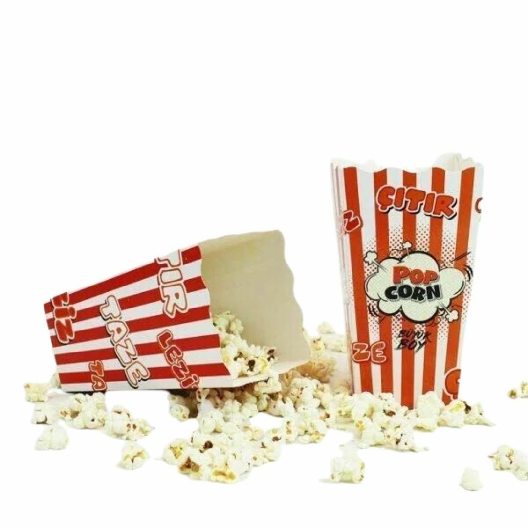 8x11x19,5 cm Büyük Boy Popcorn Kutusu - 320gr
