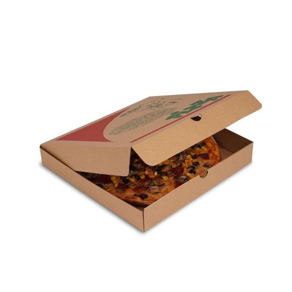 23,5x23,5x3 cm Baskılı Pizza Kutusu