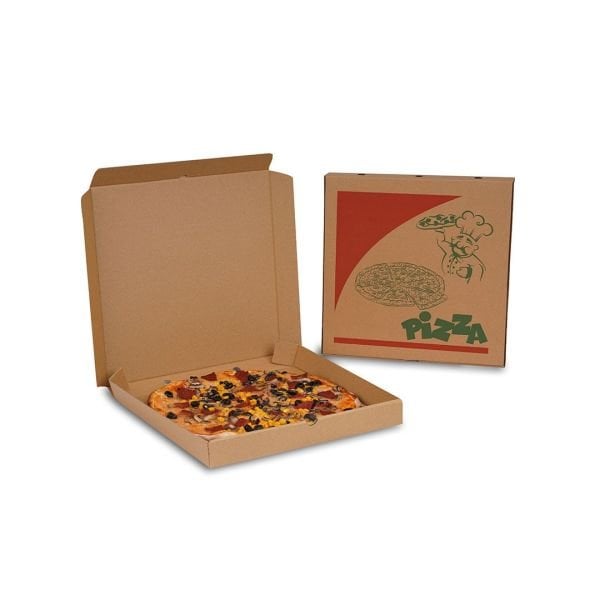 28x28x4,5 cm Baskılı Pizza Kutusu