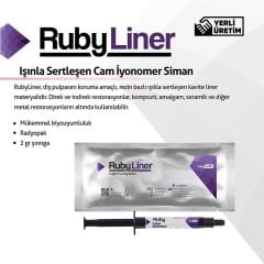 Ruby Liner Cam İyonomer (4’lü)