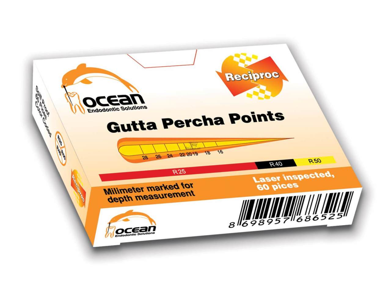 Ocean Gutta Percha Points Açılı