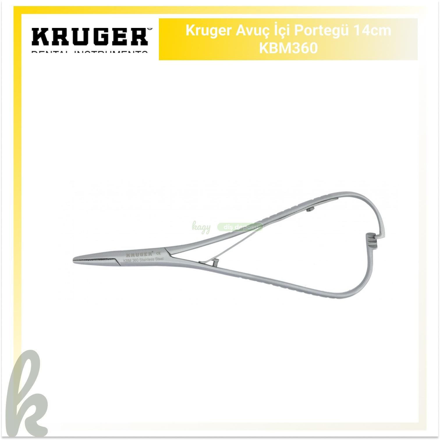 Kruger Tungsten Avuç İçi Portegü 14cm KBM360