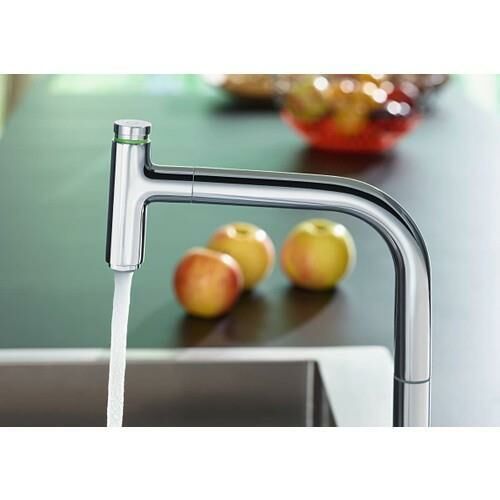 Hansgrohe Metris Select M71 Eviye Bataryası Krom - 73822000