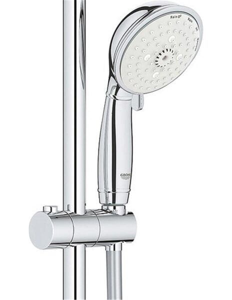 Grohe New Tempesta Rustic System 200 Duvar Bağlantılı, Divertörlü Duş Sistemi-27399002