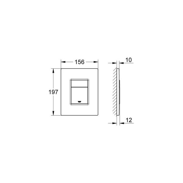 Grohe Skate Cosmopolitan Kumanda Paneli - 38732KF0