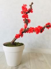 Yapay Çiçek 1 adet 40-80 cm RENK SEÇİNİZ Yapay Bitki Ağaç Bonsai Ağacı Bahar Dalı