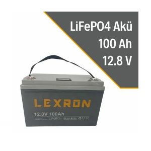 Lexron 100AH 12.8V Lityum Akü