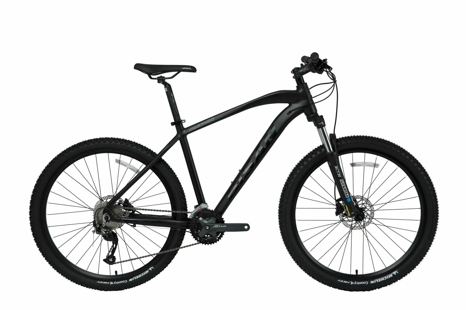 BİSAN MTX 7400 27,5'' 27 Vites HD Dağ Bisikleti MTB - Mat Siyah 19''/48CM