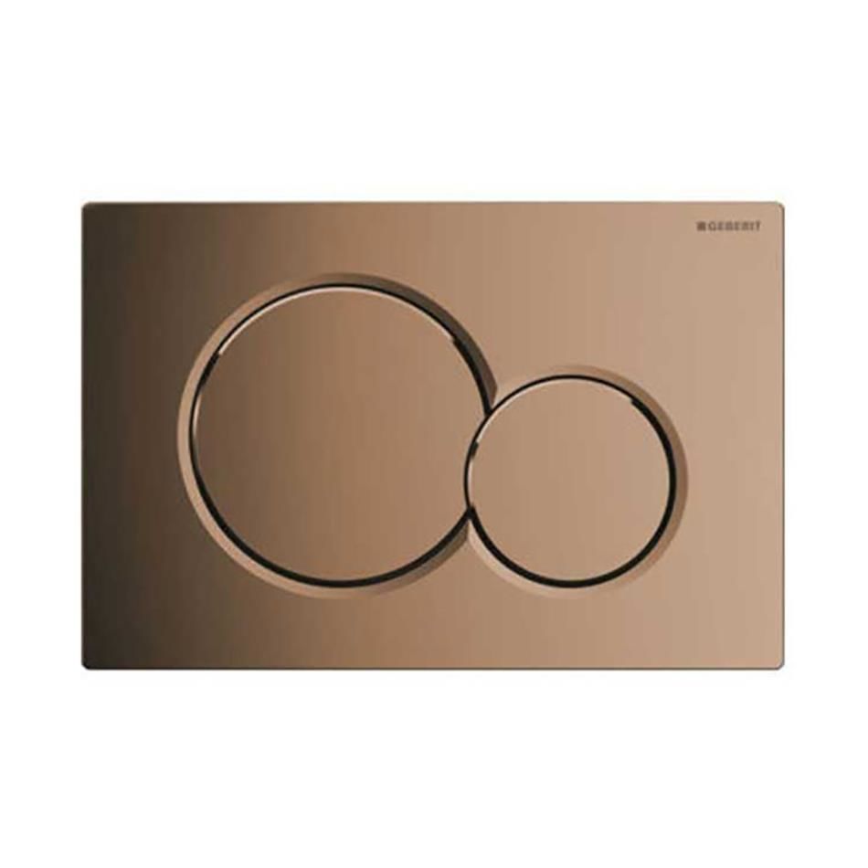 Geberit Sigma01 Çift Basmalı Kumanda Paneli Pirinç