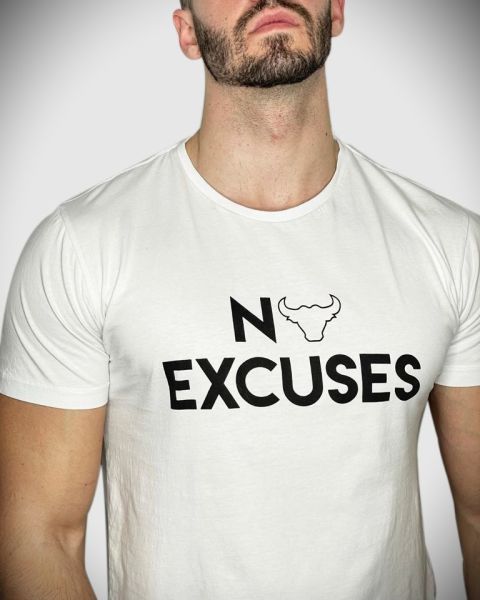 No Excuses T-Shirt (Beyaz)