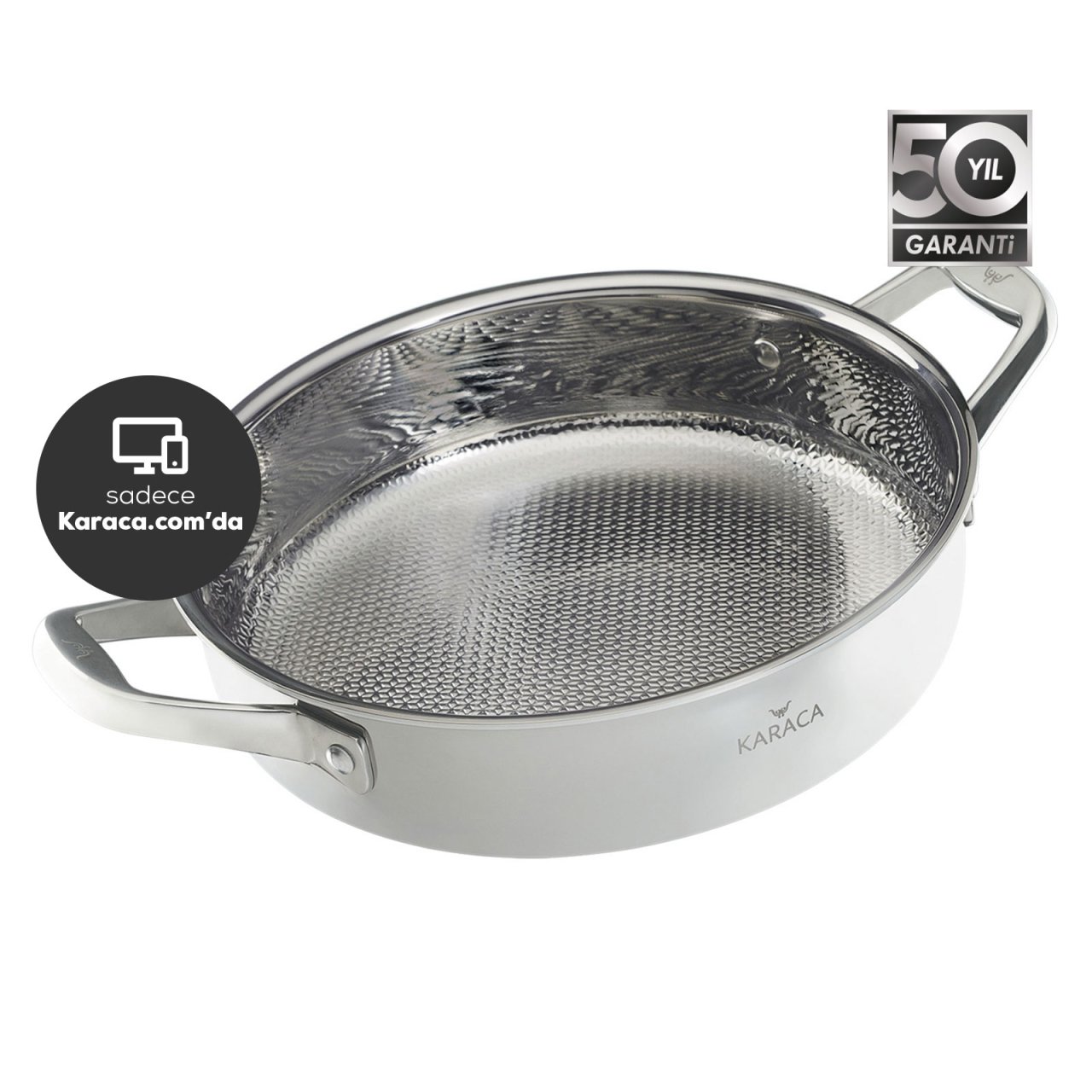 Karaca Power Steel 3 Ply Karnıyarık Tencere 26 cm