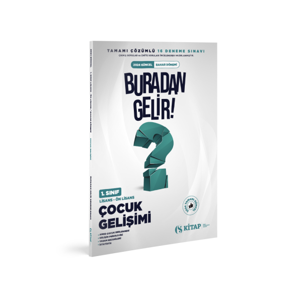 1. Sınıf Çocuk Gelişimi Bahar Deneme