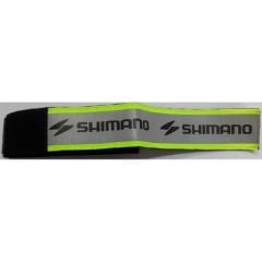 Shimano Paça Koruma Bandı Geniş Siyah/Yeşil Reflektörlü