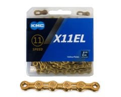 KMC X11EL Gold Ti-N 11 Vites 118 Bakla Extra Light Bisiklet Zinciri