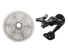 Shimano Deore CS-M4100 10s 11-42T Kaset + Deore RD-M4120-SGS Arka Aktarıcı Seti