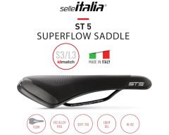 Selle Italia ST5 Flow Jelli Bisiklet Selesi 165x276mm L2