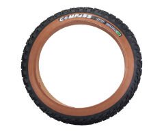 Compass 20x4.0 3mm Zırhlı Dişli Fat Bike Bisiklet Dış Lastik Amber