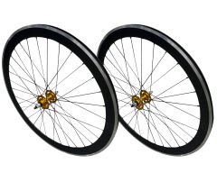 Fixie Bisiklet 28 inç Alüminyum Jant Seti V Fren Siyah