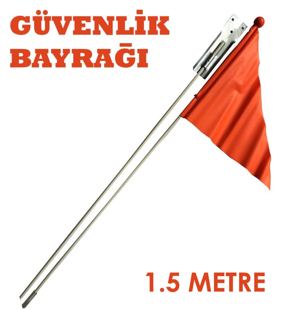 Bisiklet Güvenlik Bayrağı 1.5 metre