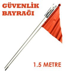 Bisiklet Güvenlik Bayrağı 1.5 metre