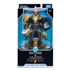 DC Multiverse Black Adam Movie: Black Adam With Throne (Exclusive) Aksiyon Figür