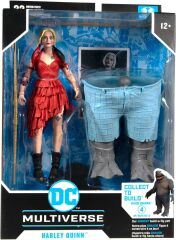 DC Multiverse The Suicide Squad Movie: Harley Quinn (Build A Figure King Shark) Aksiyon Figür