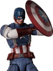 MAFEX No.220 Captain America The Winter Soldier: Captain America (Classic Suit) Aksiyon Figür