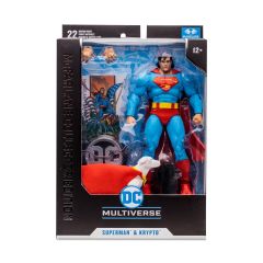 DC Multiverse McFarlane Collector Edition: Superman & Krypto (Return of Superman) Aksiyon Figür