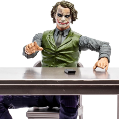 DC Multiverse  The Dark Knight Trilogy Movie: (Gold Label) The Joker Interrogation Room Aksiyon Figür