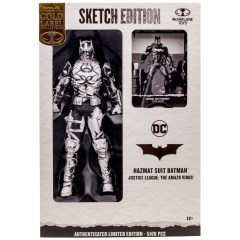 DC Multiverse Sketch Edition Gold Label: Batman Hazmat Suit - (Limited Edition) Aksiyon Figür