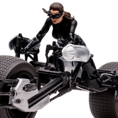 DC Multiverse  The Dark Knight Trilogy Movie: (Gold Label) Catwoman & Batpod 2-Pack (2'li Paket) Aksiyon Figür