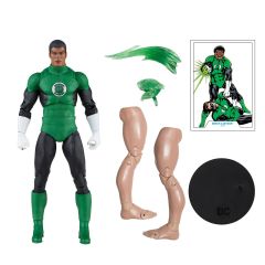 DC Multiverse Justice League Of America Series: Green Lantern John Stewart Aksiyon Figür (Build A Figure Plastic Man)