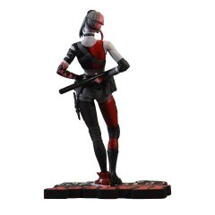 DC Direct Simone Di Meo Statue Series: Harley Quinn Red, White & Black Heykel Figür