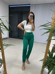 Gk Yün Efektli Zr Model Yeşil Pantolon